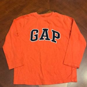 Gap orange long sleeve tee
